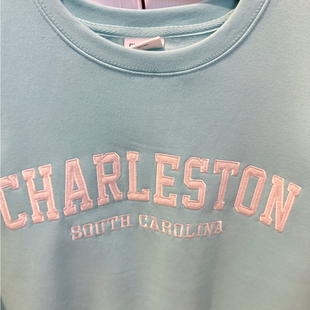 Mint Green Charleston Sweatshirt - Picture 2 of 5